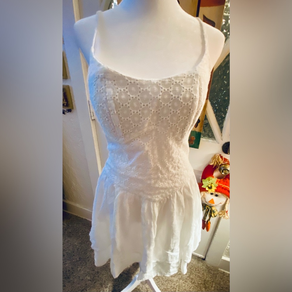 White Eyelet Dress 🌻